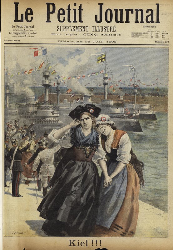 Obálka Le Petit Journal, 16. června 1895 od French School