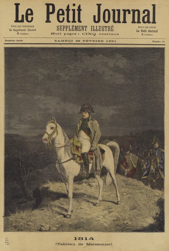 Obálka Le Petit Journal, 28. února 1891 od French School