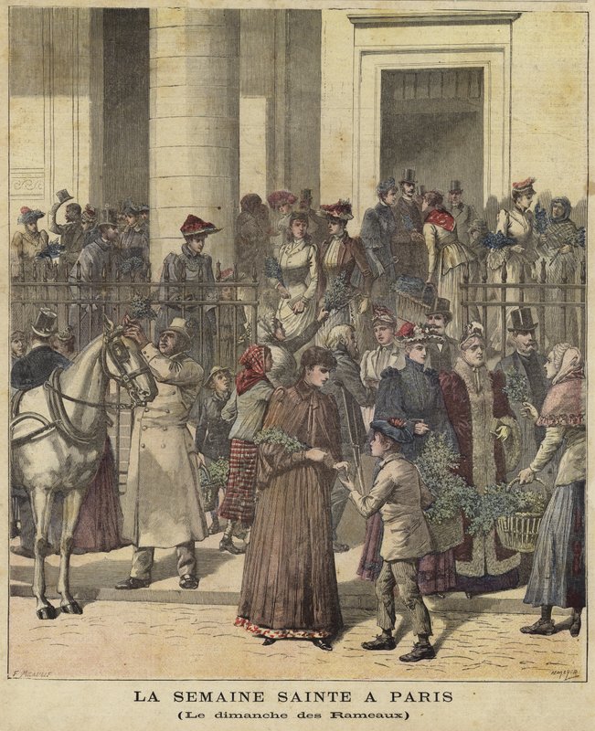 Obálka Le Petit Journal, 28. března 1891 od French School