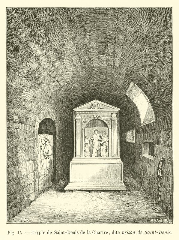Krypta Saint-Denis de la Chartre, známá jako věznice Saint-Denis od French School