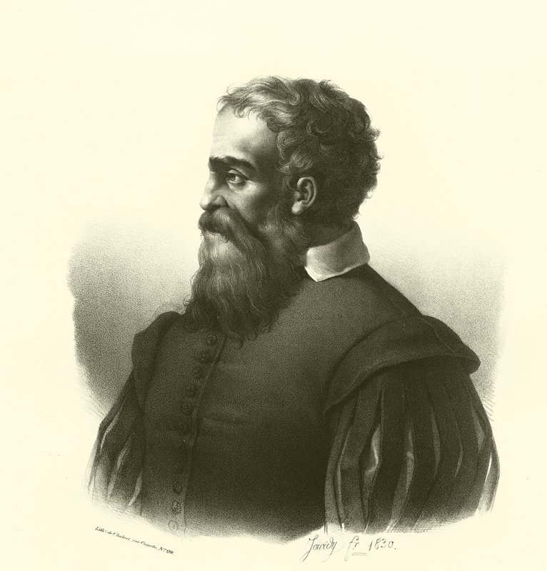 Daniele da Volterra, portrét (rytina) od French School