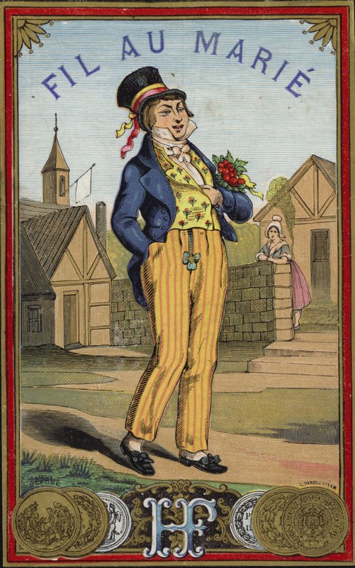 Elegantní gentleman na procházku od French School