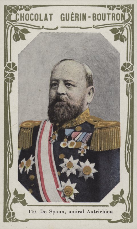 De Spaun, rakouský admirál (barevné foto) od French School