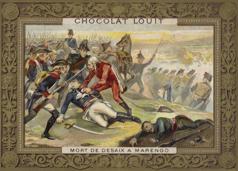 Smrt generála Desaixe v bitvě u Marenga, 1800 od French School