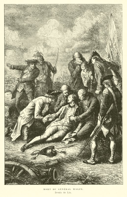 Smrt generála Wolfa, 1759 od French School