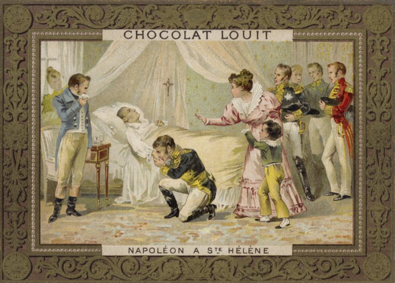 Smrt Napoleona na Svaté Heleně, 1821 od French School