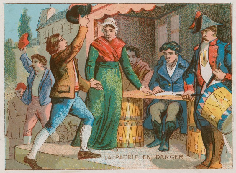 Deklarace národní nouze, 1792 od French School