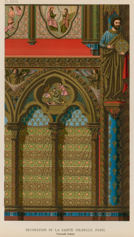 Dekorace La Sainte Chapelle, Paříž od French School