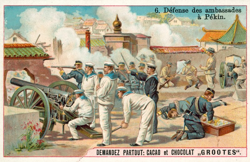 Obrana mezinárodních vyslanectví v Pekingu, Boxer Rebellion, Čína od French School