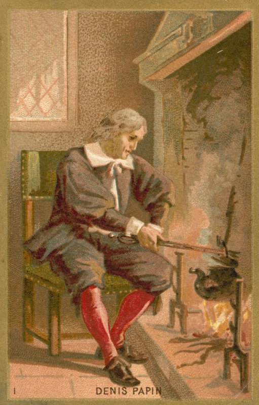Denis Papin , francouzský fyzik a vynálezce od French School