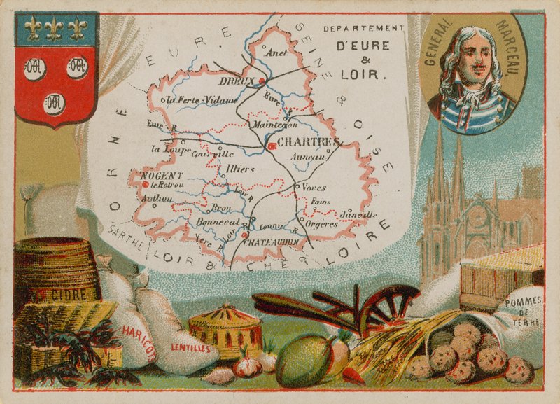 Katedra Eure et Loir od French School