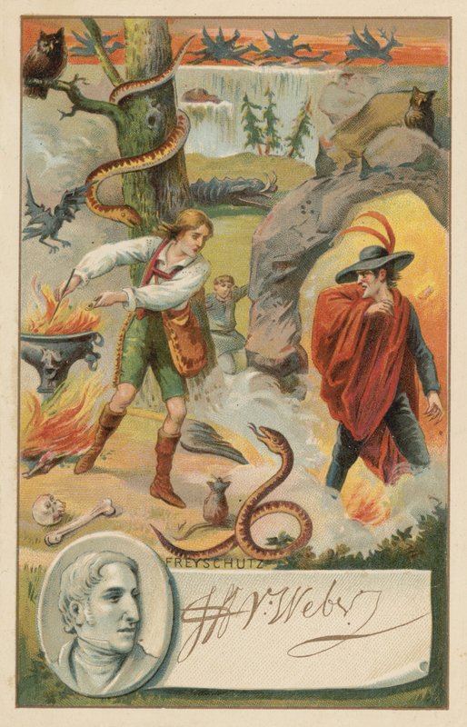 Der Freischuetz (Střelec), opera Carla Maria von Webera od French School