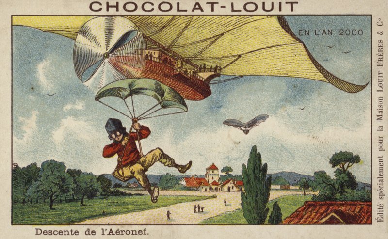 Sestup ze vzducholodě na padáku v roce 2000 od French School