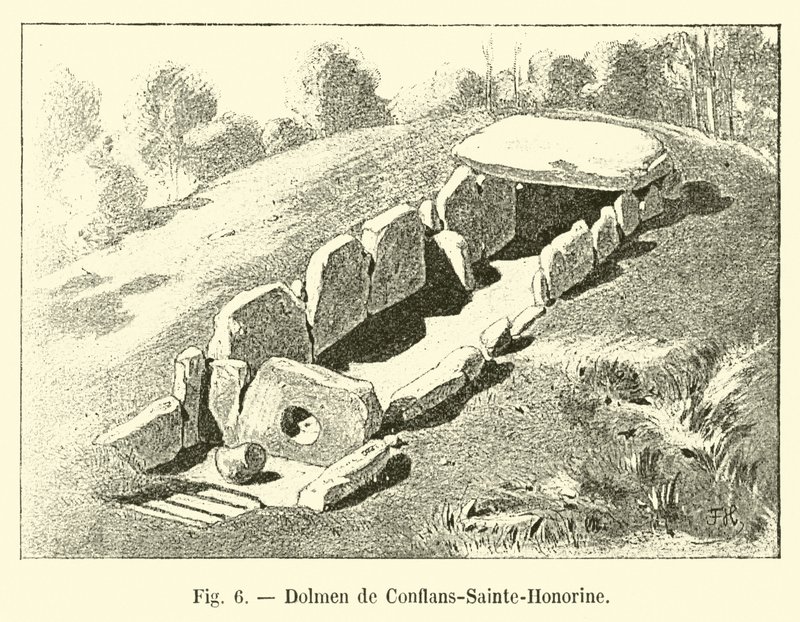 Dolmen of Conflans-Sainte-Honorine od French School
