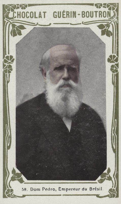 Dom Pedro, brazilský císař (barevná fotografie) od French School