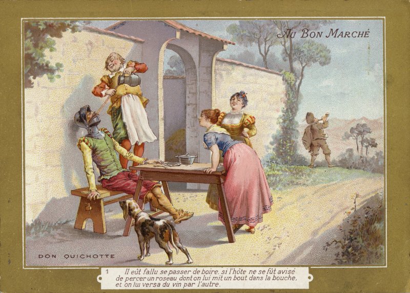 Don Quijote popíjí od French School
