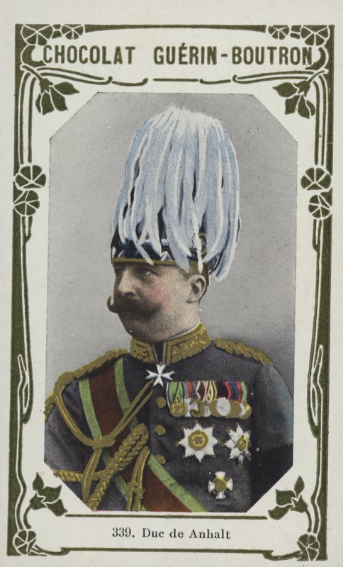 Duc de Anhalt (barevná fotografie) od French School