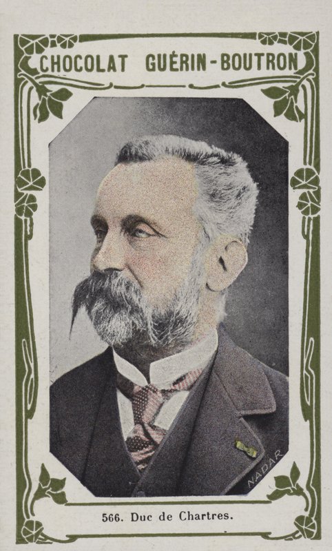 Duc de Chartres (barevná fotografie) od French School