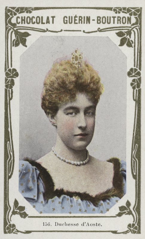 Duchesse dAoste (barevná fotografie) od French School