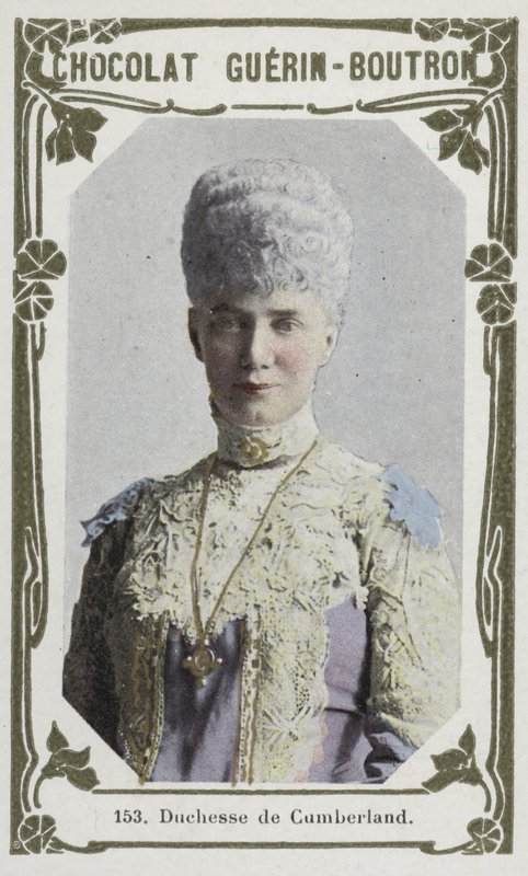 Vévodkyně de Cumberland (barevná fotografie) od French School