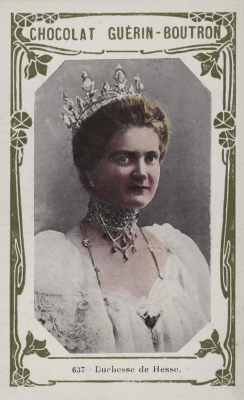 Vévodkyně z Hesenska (barevná fotografie) od French School