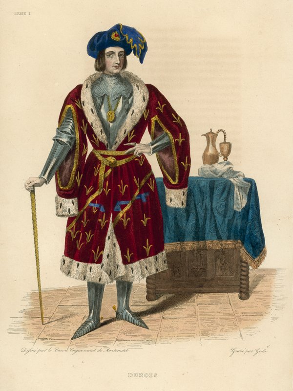 Dunois (barevná rytina) od French School