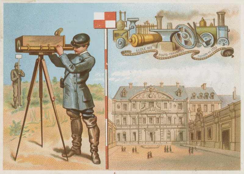 Ecole des Ponts-Chaussees, založená v roce 1739 od French School