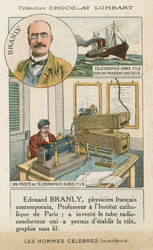 Edouard Branly , francouzský fyzik a vynálezce od French School