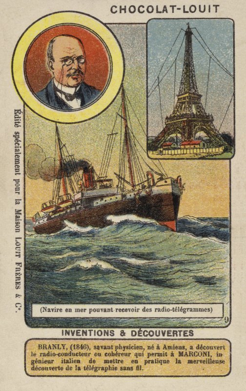 Edouard Branly , francouzský fyzik a vynálezce od French School