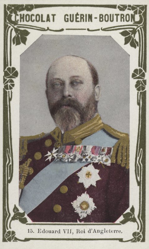 Edouard VII, Roi dAngleterre (barevné foto) od French School