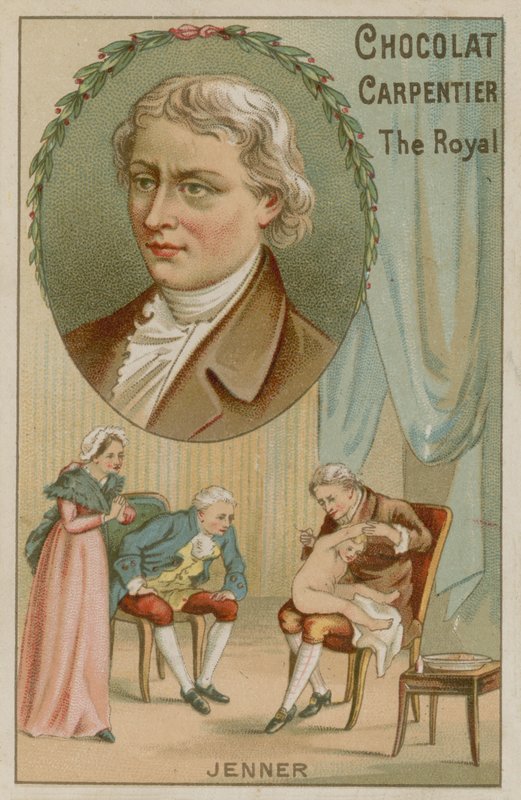 Edward Jenner , anglický lékař a vědec od French School