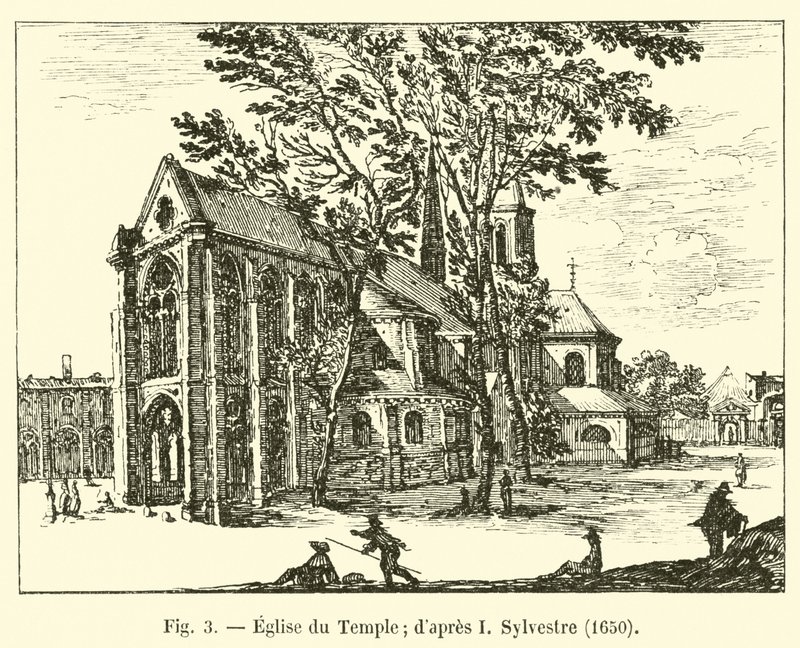 Chrámový kostel; po I Sylvester, 1650 od French School