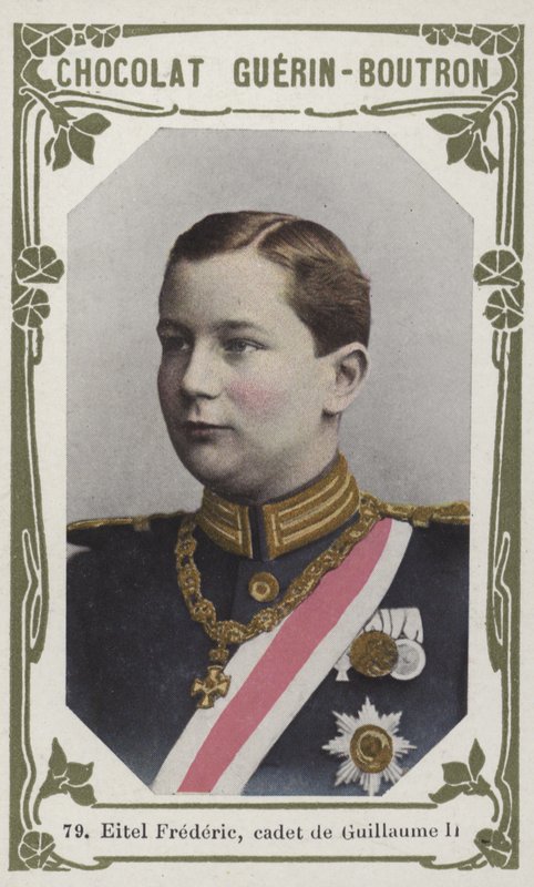 Eitel Frederic, kadet de Guillaume II (barevná fotografie) od French School