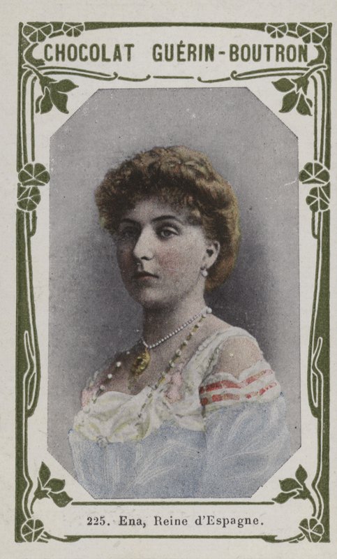 Ena, Reine dEspagne (barevná fotografie) od French School