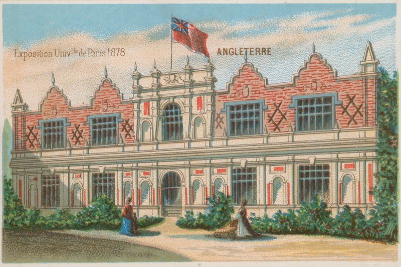 Anglie, 1878 Univerzální výstava, Paříž od French School
