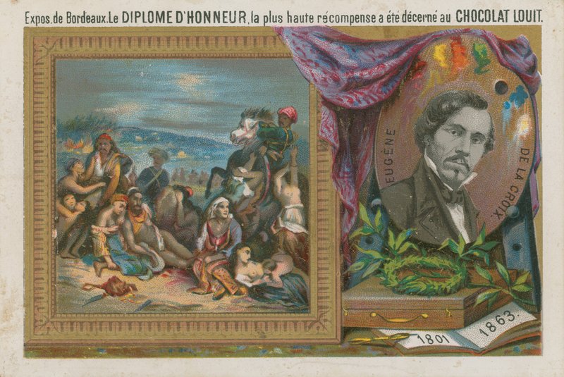 Eugene Delacroix, francouzský malíř 19. století od French School