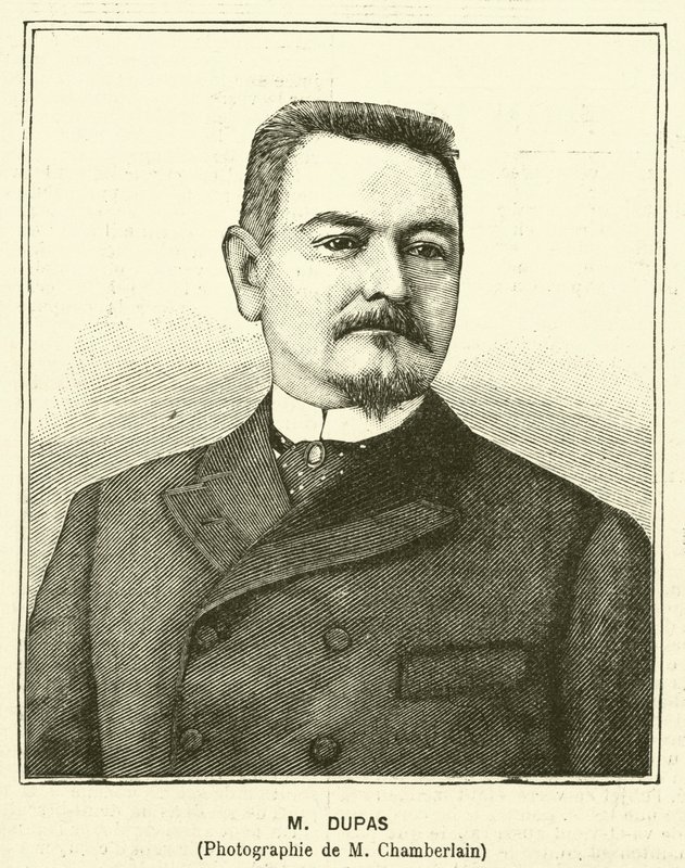 Eugene Dupas, francouzský státní úředník (rytina) od French School