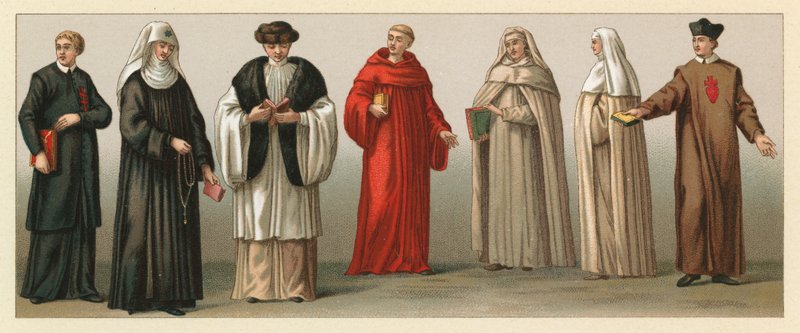 Kostým Evropa XV-XVIII století od French School