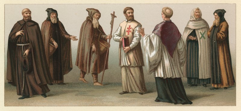 Kostým Evropa XV-XVIII století od French School