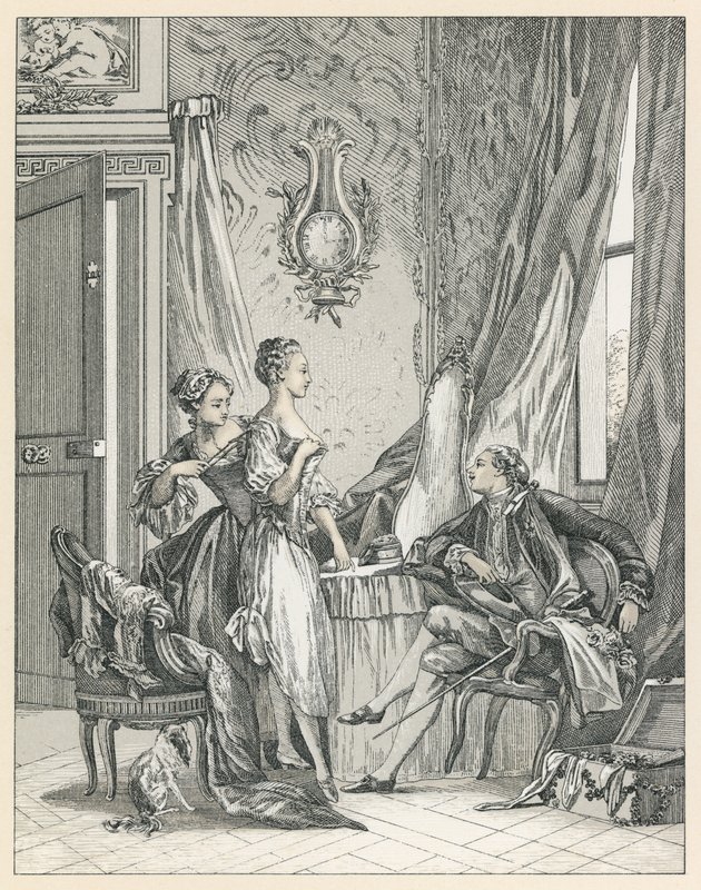 Kostým Evropa XVIII století od French School