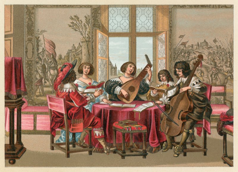 Kostým Evropa XVII. století od French School