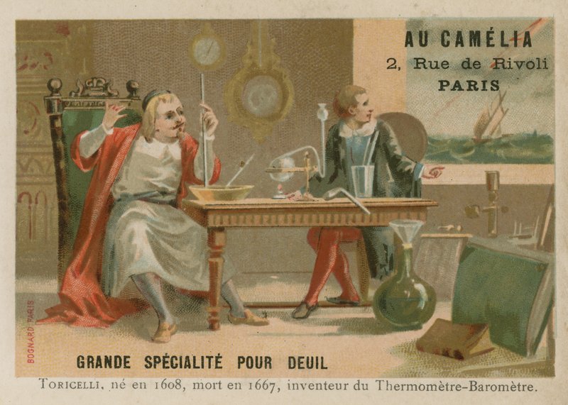 Evangelista Torricelli , italský fyzik a matematik od French School