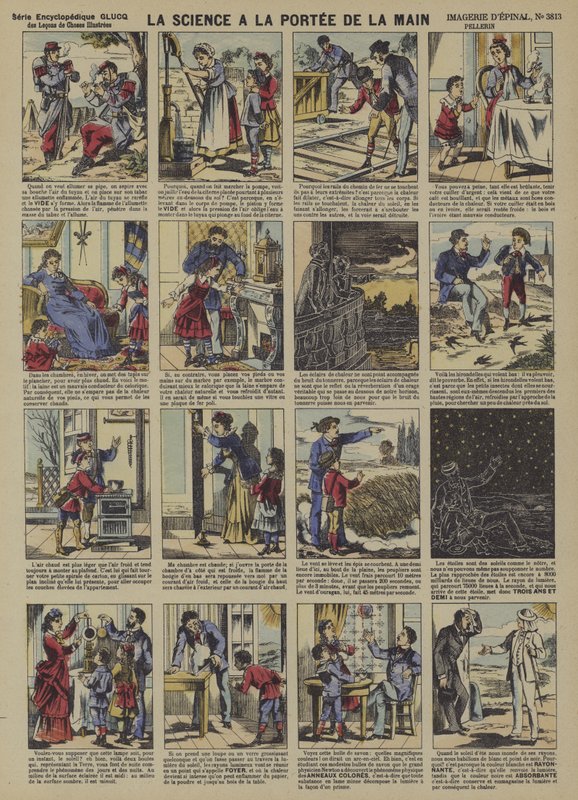 Každodenní demonstrace vědeckých principů (barevné lito) od French School