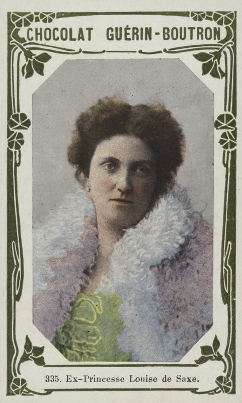 Bývalá princezna Louise Saská (barevné foto) od French School