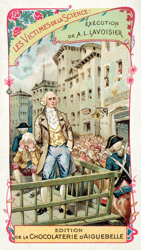 Poprava Antoina Lavoisiera, 1794 od French School