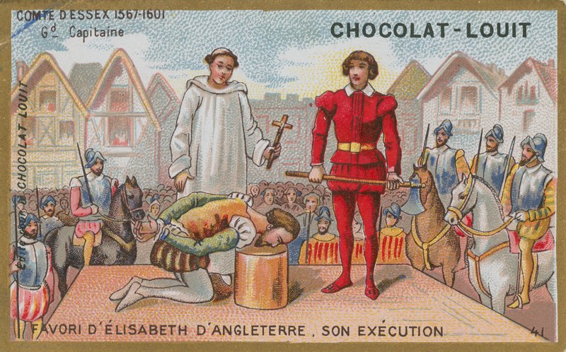 Poprava hraběte z Essexu, 1601 od French School