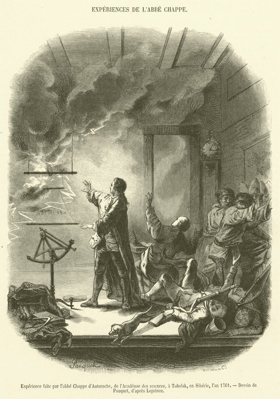 Experiment, který provedl abbé Chappe d