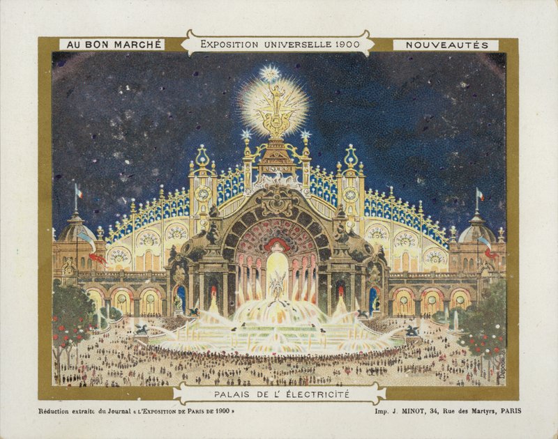 Univerzální výstava 1900 Elektřina od French School