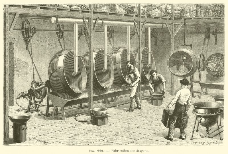 Fabrication des Dragees (rytina) od French School