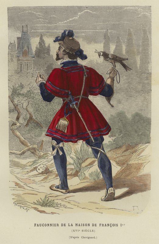 Sokolník domácnosti Františka I. Francouzského, 16. století od French School
